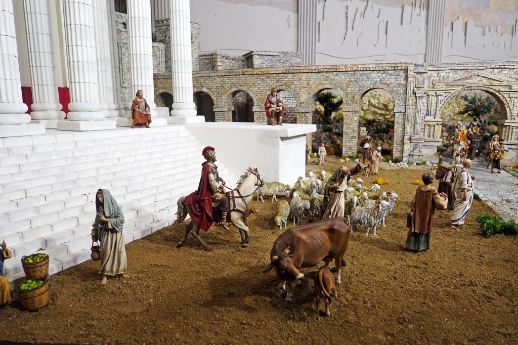 En Barcelona, este año un belén de ‘toda la vida’ inspirado en la antigua Barcino